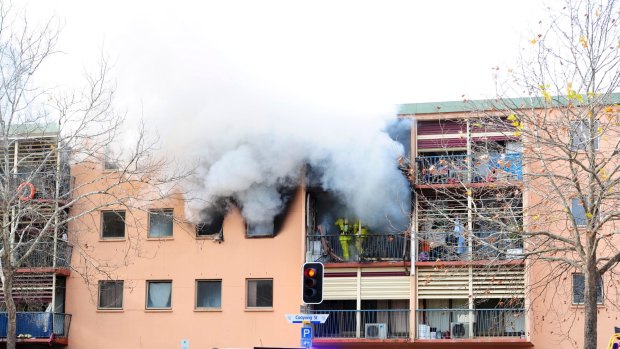 All six of the Bega Court block's apartments were gutted and left uninhabitable.