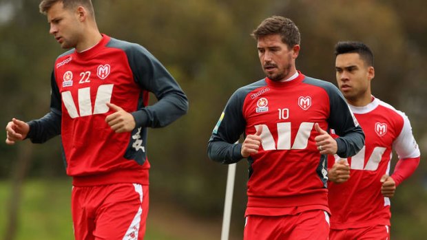 Heart starter: Harry Kewell returns to action against the Wanderers for the first time since suffering a whiplash injury in round one.