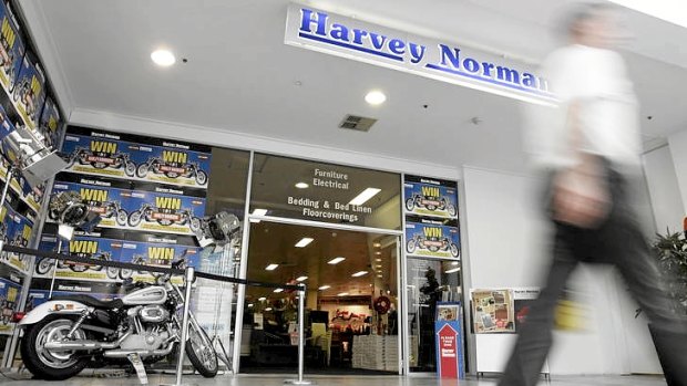 Harvey Norman has been among the large, bricks and mortar retailers to suffer from online commerce.