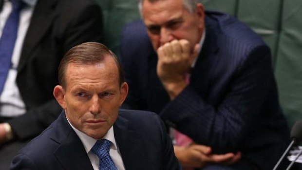 "So far, the running on policy and direction has largely fallen to Prime Minister Tony Abbott, Treasurer Joe Hockey and a few other key, senior ministers."
