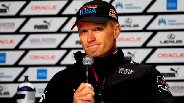 Aussie battler: Oracle Team USA skipper Jimmy Spithill.