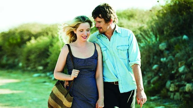 Ticking clock: Celine (Julie Delpy) and Jesse (Ethan Hawke) in the soon-to-be-released <i>Before Midnight</i>.