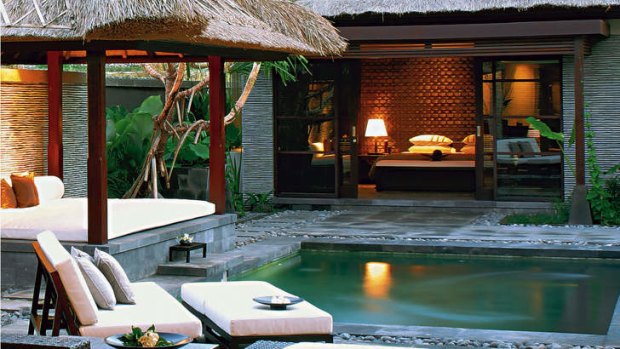 Private luxury: the Sentosa Seminyak in Bali, where Schapelle Corby is staying.