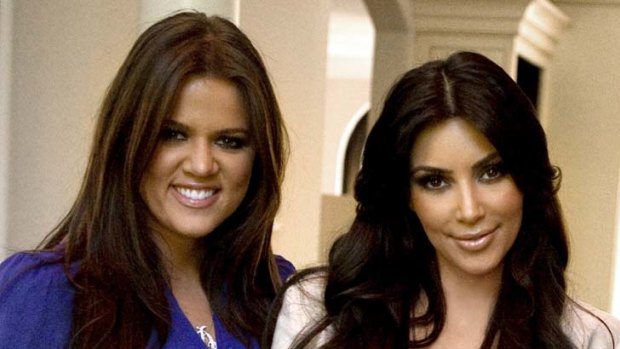 Powerful ladies ... Khloe and Kim Kardashian