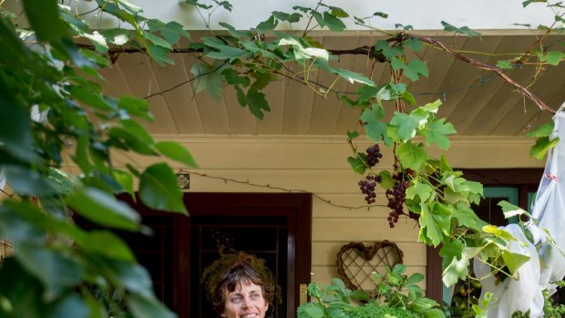 Karen Sutherland's Pascoe Vale edible garden will be open to the public this weekend.