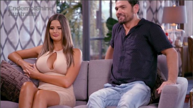 In the hot seat: Cheryl and Andrew are invited to watch the video of the infamous Boys Night on Married At First Sight.