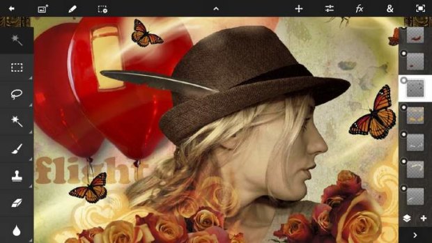 The Adobe Photoshop Touch app is the big daddy of portable photo editors, with an endless array of possibilities making editing easy.