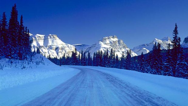 Taking it on ... the Icefields Parkway, Canada.