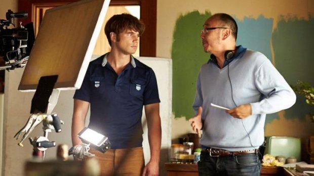 On set: Director Alex Russell and Tony Ayres film <i>Cut Snake</i> in Victoria.