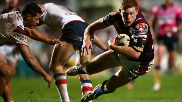 "I'd like to have it sorted before finals come around": Manly forward Tom Symonds.