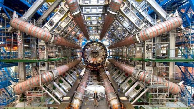 The ATLAS Detector at CERN in the documentary <i>Particle Fever</i>.