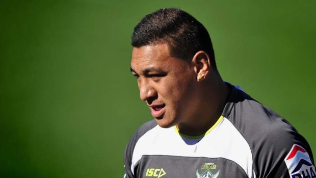 Successful season:  Josh Papalii is set to make his Test debut against Fiji this weekend.