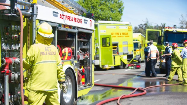 Hot weather has ACT firefighters on alert. 