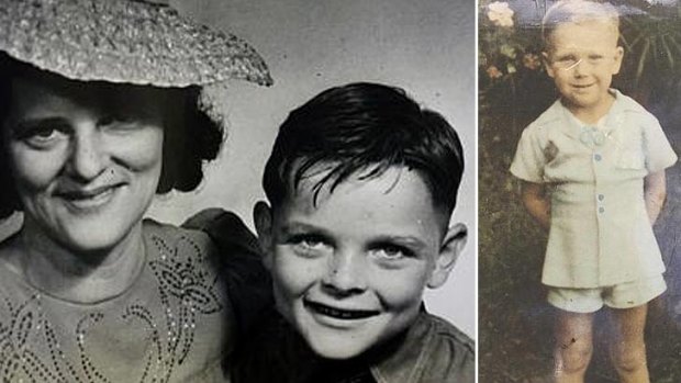 Crash victims: Liam O'Connor with his mother; and Graham Blair (right).