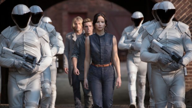 Corrupt state: Jennifer Lawrence in a scene from <i>The Hunger Games: Catching Fire</i>.