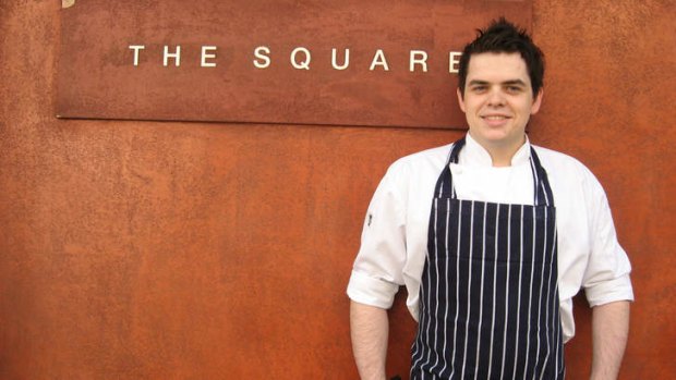 Top man: Josh Pelham is now head chef at the two-Michelin-star The Square. Photo: Lynda Cooke