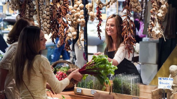 Stall gifts: Adelaide's Central Market is a vibrant hub frequented by shoppers seeking fresh, high-quality produce.