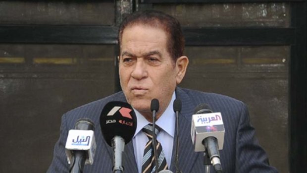 Egypt's military-appointed transitional Prime Minister Kamal Ganzouri.