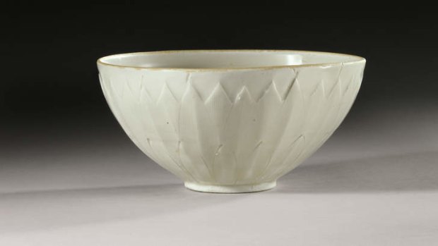 Worth a fortune: the Chinese pottery bowl.