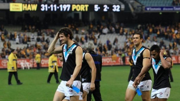 It was a very different Port Adelaide that lost to Hawthorn by 165 points in 2011.