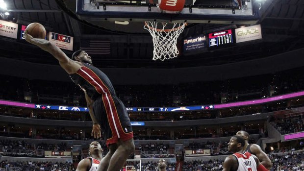 Cut above: Miami Heat forward LeBron James has set the standard in the NBA.