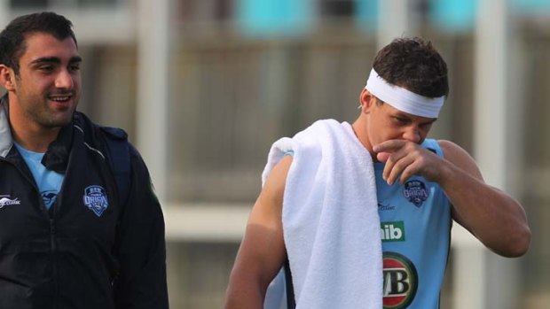 "Jack of it" ... Greg Bird says he and his fellow Blues are sick of losing.