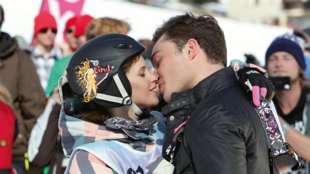 Didn't see this coming: Young Brit hotties Felicity Jones and Ed Westwick star in the predictable opposites-attract rom-com <i>Chalet Girl</i>.