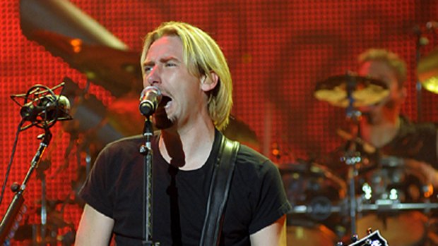 Stand-out performer ... Nickelback frontman Chad Kroeger.
