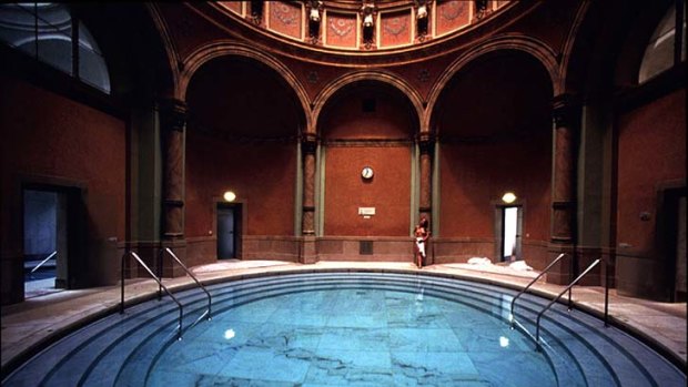 Take a dip ... the grand Roman baths at Friedrichsbad.