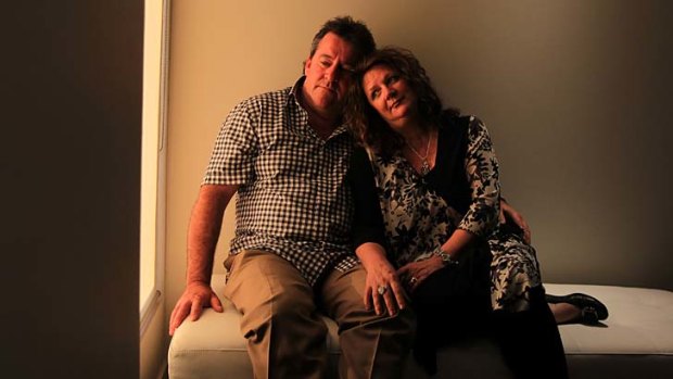 Copping it &#8230; Peter and Cherie Burgess feared for their lives when a police informant they believed was working with internal affairs turned up at their pawn shop.