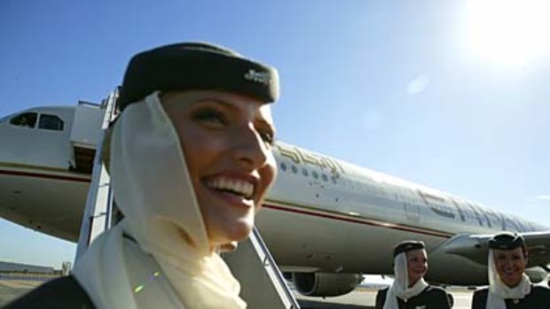 Etihad Airways has grown rapidly, with a fleet of 54 planes flying to 66 destinations.