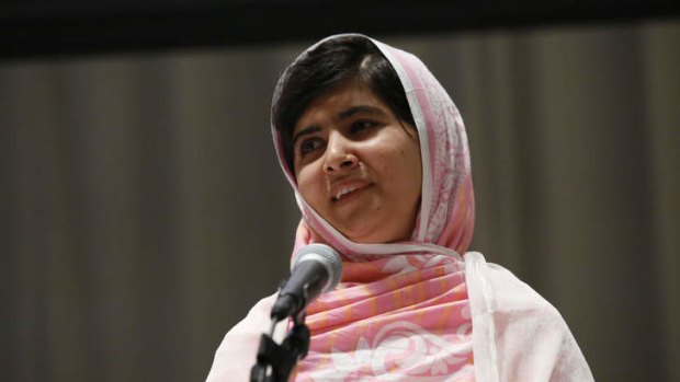 Malala Yousafzai at the United Nation in New York