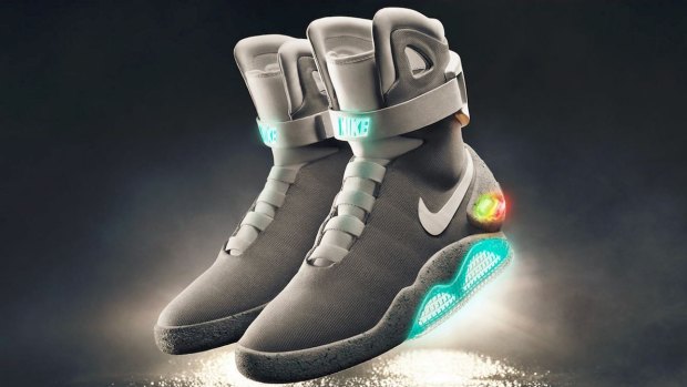 Nike's self-lacing shoes.