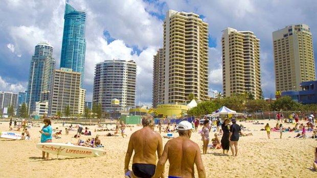 Cloudy outlook: Real estate prices in so-called 'lifestyle markets' like the Gold Coast have been struggling in recent years.
