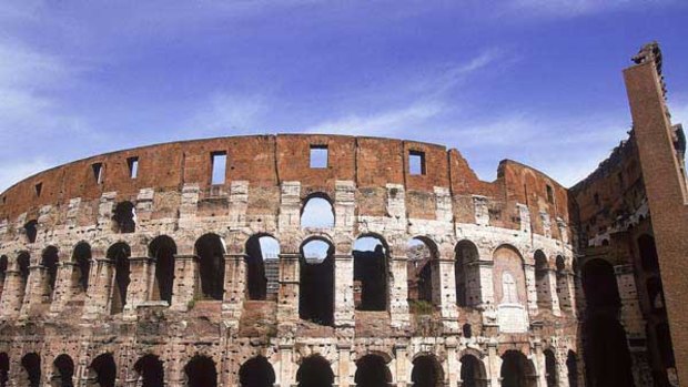 The Colosseum in Rome: Tourists and exposure to traffic have taken a toll on the monument.
