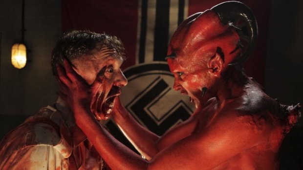 Demon days ... two evils meet in the 2011 New Zealand film <i>The Devil's Rock.</i>