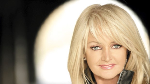 Power ballads ... Bonnie Tyler joins Gibb as his special guest.