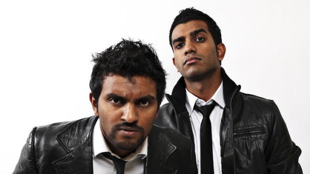 Challenging ... Nazeem Hussain (left) and Aamer Rahman.