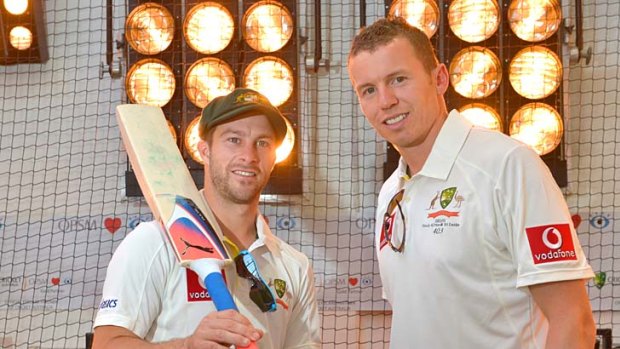 Tests in sight: Matthew Wade and Peter Siddle are gearing up to take on South Africa.