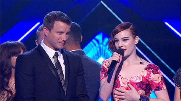 Bella makes her thanks and farewell ... X Factor 2012