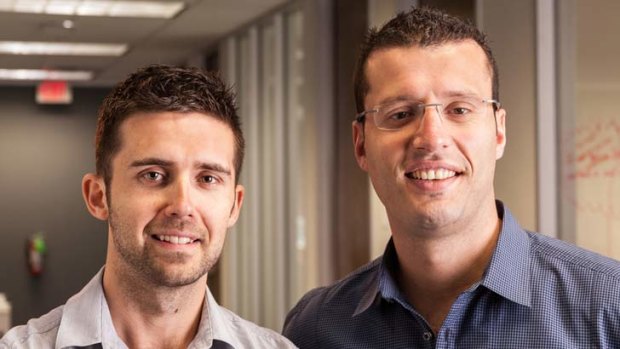 BigCommerce co-founders Mitchell Harper (left) and Eddie Machaalani.