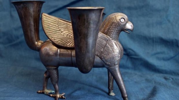 The vessel from ancient Persia, known as a rhyton, is believed to have been crafted in the 7th century BC.