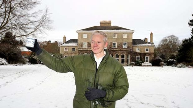 On thin ice ... Julian Assange.