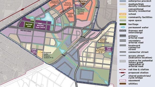 What's missing in this picture? ... How the new suburb would look.