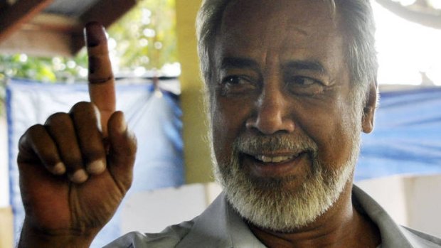 Extended his lead ... Xanana Gusmao.