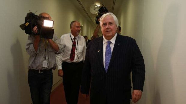 Fairfax MP Clive Palmer says he will not talk to the government on the budget unless he gets more staff for his senators.