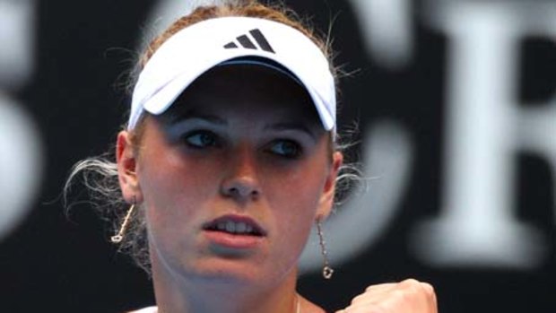 Forced to apologise ... Caroline Wozniacki.