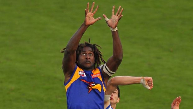 Nic Naitanui set the Eagles alight after half-time with his work in the middle.