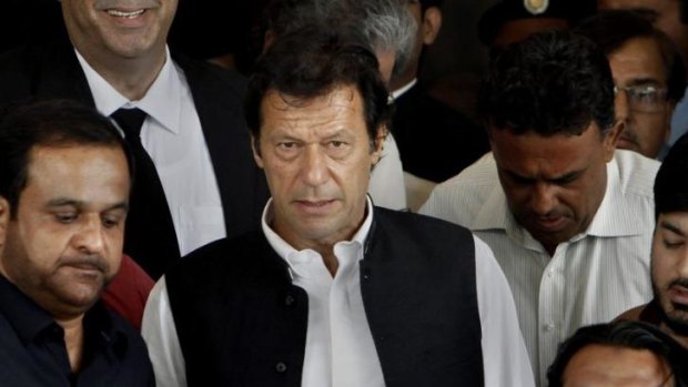 Cricketer-turned-politician Imran Khan.