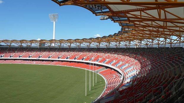 Metricon Stadium, home to the Gold Coast Suns AFL team.